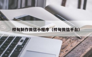 随州桦甸制作微信小程序（桦甸微信平台）